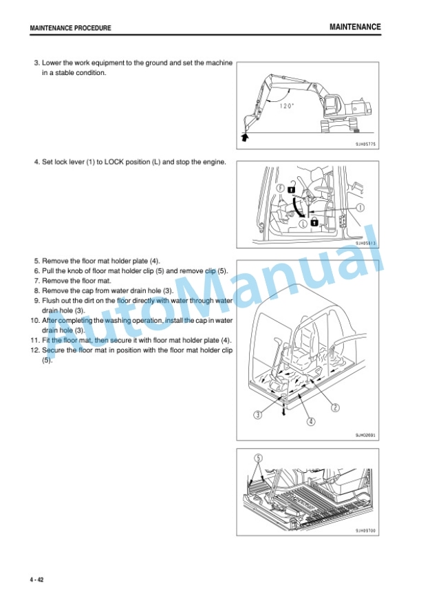 Komatsu PC130-8 Hydraulic Excavator Operation and Maintenance Manual PEN00268-06 5 Komatsu PC130-8 Hydraulic Excavator Operation and Maintenance Manual PEN00268-06 - Image 5