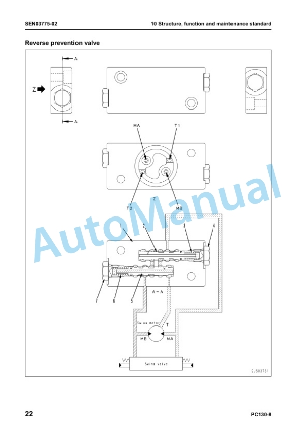 Komatsu PC130-8 Hydraulic Excavator Shop Manual SEN03763-00TH 2 Komatsu PC130-8 Hydraulic Excavator Shop Manual SEN03763-00TH - Image 2