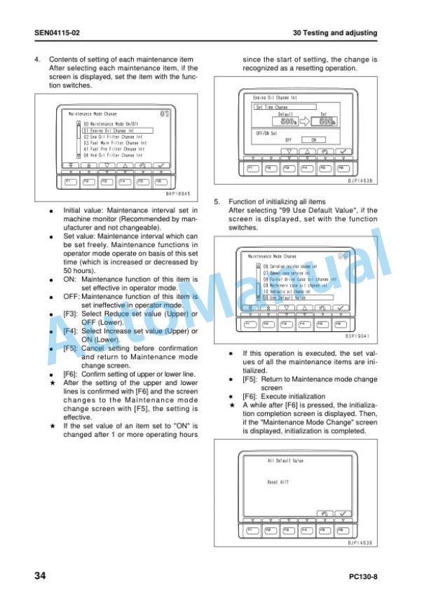 Komatsu PC130-8 Hydraulic Excavator Shop Manual SEN03763-10 3 Komatsu PC130-8 Hydraulic Excavator Shop Manual SEN03763-10 - Image 3