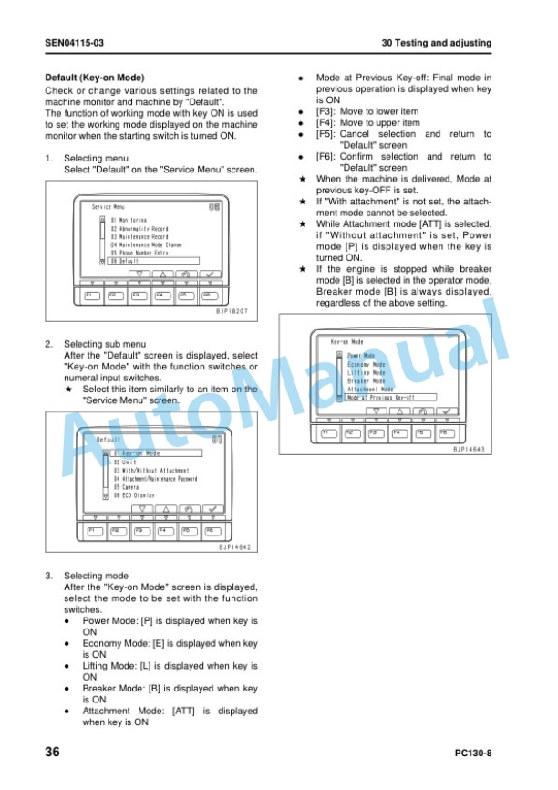 Komatsu PC130-8 Hydraulic Excavator Shop Manual SEN03763-12 3 Komatsu PC130-8 Hydraulic Excavator Shop Manual SEN03763-12 - Image 3