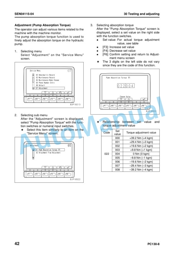 Komatsu PC130-8 Hydraulic Excavator Shop Manual SEN03763-14 3 Komatsu PC130-8 Hydraulic Excavator Shop Manual SEN03763-14 - Image 3
