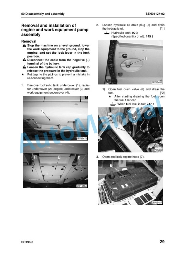 Komatsu PC130-8 Hydraulic Excavator Shop Manual SEN03763-14 5 Komatsu PC130-8 Hydraulic Excavator Shop Manual SEN03763-14 - Image 5