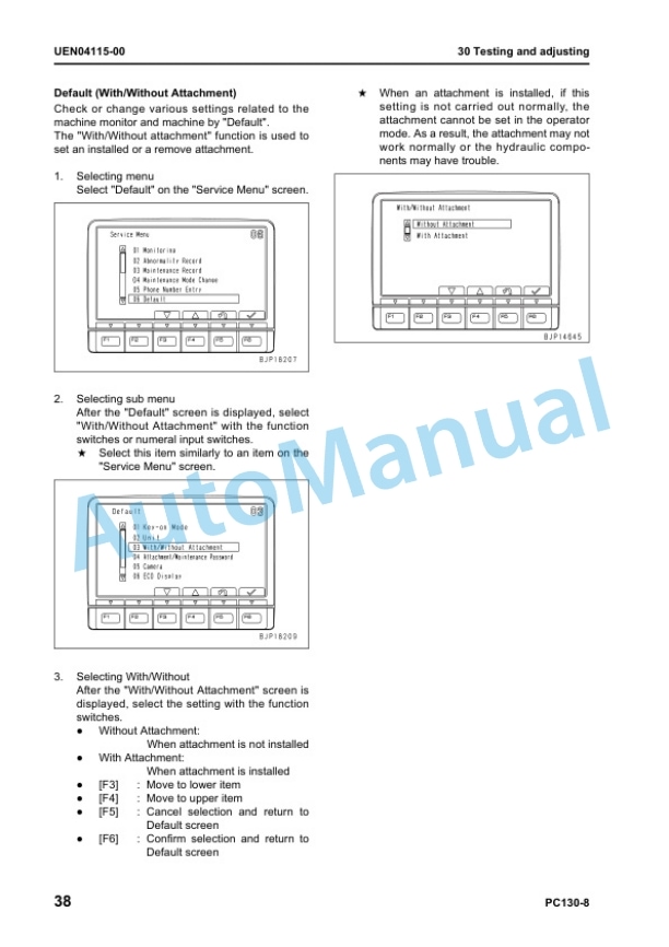 Komatsu PC130-8 Hydraulic Excavator Shop Manual UEN03763-00 3 Komatsu PC130-8 Hydraulic Excavator Shop Manual UEN03763-00 - Image 3