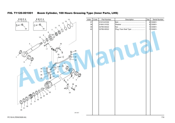 Komatsu PC130-8, SAA4D95LE-5D Parts Manual FENC0026-04 5 Komatsu PC130-8, SAA4D95LE-5D Parts Manual FENC0026-04 - Image 5