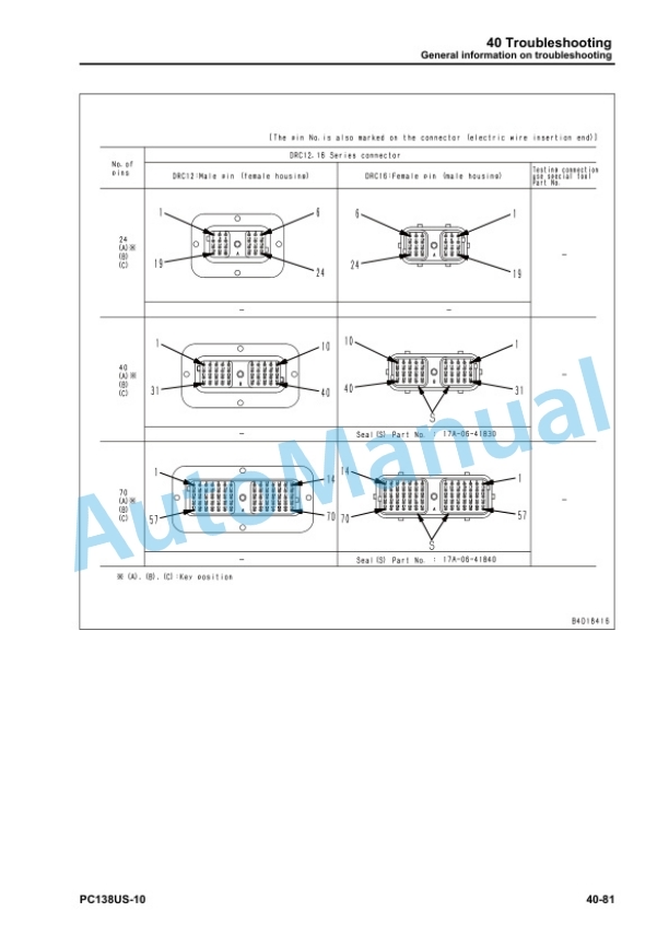 Komatsu PC138US-10 Hydraulic Excavator Shop Manual WENBM00011 3 Komatsu PC138US-10 Hydraulic Excavator Shop Manual WENBM00011 - Image 3