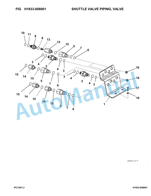 Komatsu PC138US-11 Hydraulic Excavator Parts Manual 55659-UP 3 Komatsu PC138US-11 Hydraulic Excavator Parts Manual 55659-UP-3