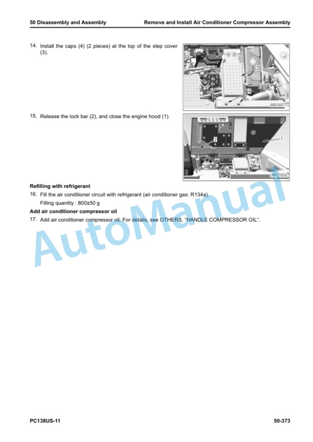 Komatsu PC138US-11 Hydraulic Excavator Shop Manual SEN06662-07 5 Komatsu PC138US-11 Hydraulic Excavator Shop Manual SEN06662-07 - Image 5