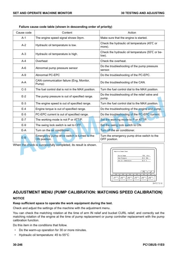 Komatsu PC138US-11E0 Hydraulic Excavator Shop Manual SEN06905-03 2 Komatsu PC138US-11E0 Hydraulic Excavator Shop Manual SEN06905-03 - Image 2