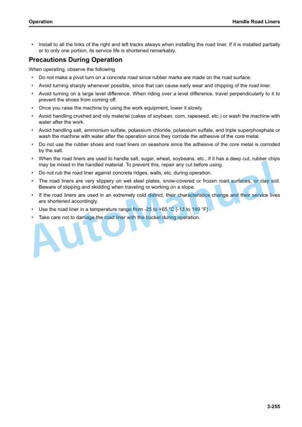 Komatsu PC138USLC-11 Hydraulic Excavator Operation and Maintenance Manual TEN01149-00 4 Komatsu PC138USLC-11 Hydraulic Excavator Operation and Maintenance Manual TEN01149-00 - Image 4