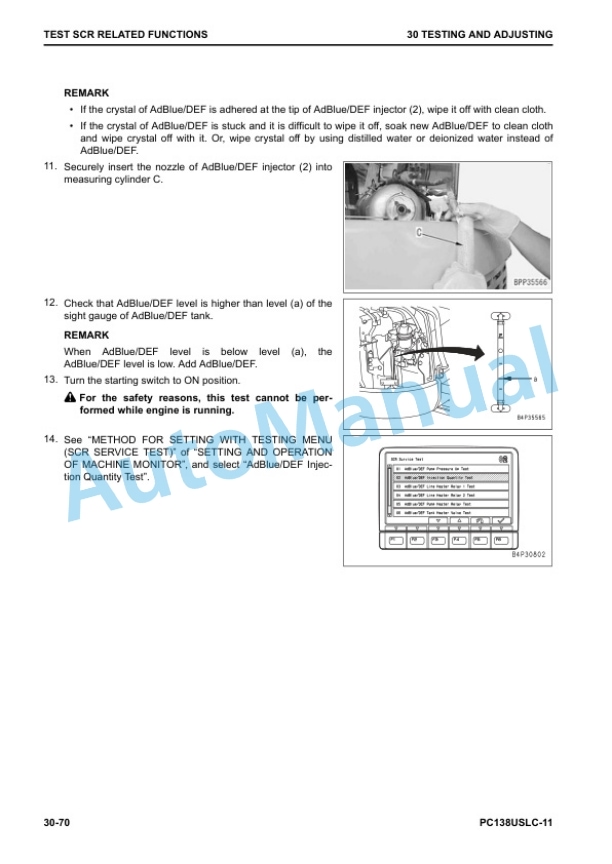 Komatsu PC138USLC-11 Hydraulic Excavator Shop Manual SEN06589-05 2 Komatsu PC138USLC-11 Hydraulic Excavator Shop Manual SEN06589-05 - Image 2