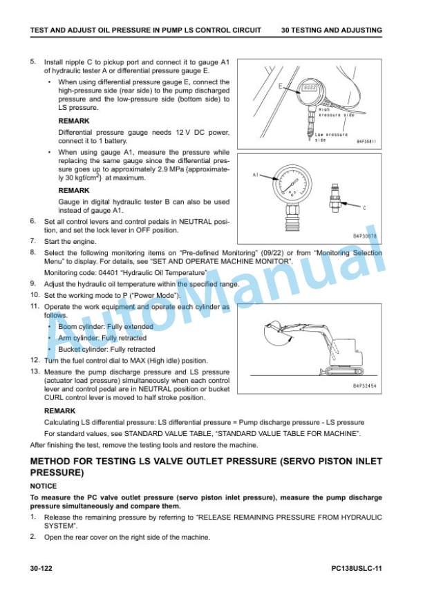Komatsu PC138USLC-11 Hydraulic Excavator Shop Manual SEN06589-07 2 Komatsu PC138USLC-11 Hydraulic Excavator Shop Manual SEN06589-07 - Image 2