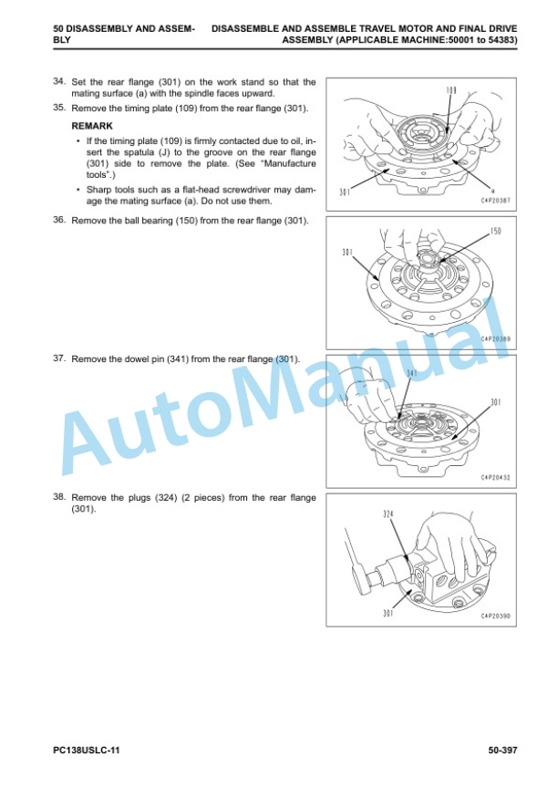Komatsu PC138USLC-11 Hydraulic Excavator Shop Manual SEN06589-14 5 Komatsu PC138USLC-11 Hydraulic Excavator Shop Manual SEN06589-14 - Image 5