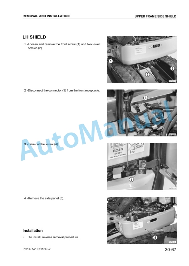 Komatsu PC14R-2, PC16R-2E Galeo Hydraulic Excavator Shop Manual WEBM006800 5 Komatsu PC14R-2, PC16R-2E Galeo Hydraulic Excavator Shop Manual WEBM006800 - Image 5