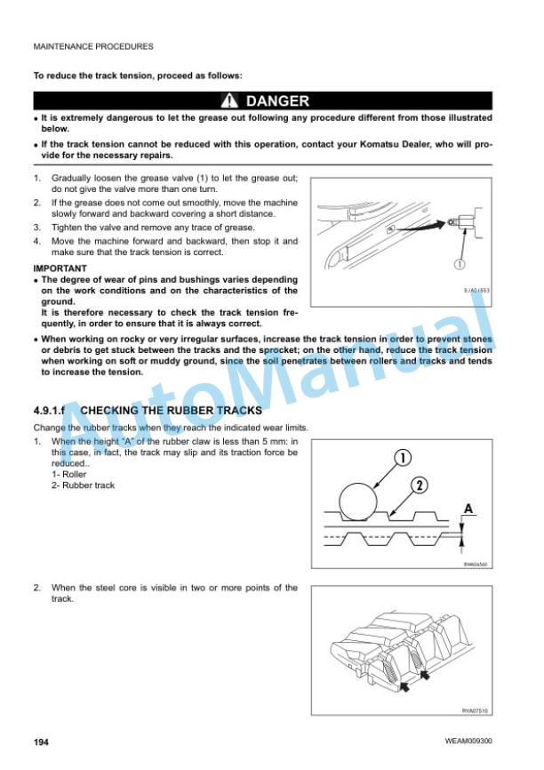 Komatsu PC14R-3, PC14R-3HS Hydraulic Excavator Operation and Maintenance Manual WEAM009300 5 Komatsu PC14R-3, PC14R-3HS Hydraulic Excavator Operation and Maintenance Manual WEAM009300 - Image 5