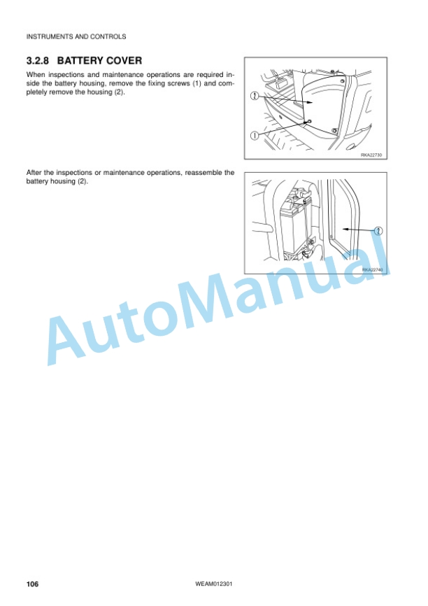 Komatsu PC14R-3, PC14R-3HS Hydraulic Excavator Operation and Maintenance Manual WEAM012301 3 Komatsu PC14R-3, PC14R-3HS Hydraulic Excavator Operation and Maintenance Manual WEAM012301 - Image 3