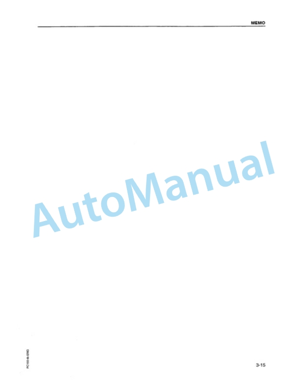 Komatsu PC150-6K, PC150LC-6K Hydraulic Excavator Operation and Maintenance Manual EEAM008801 4 Komatsu PC150-6K, PC150LC-6K Hydraulic Excavator Operation and Maintenance Manual EEAM008801 - Image 4