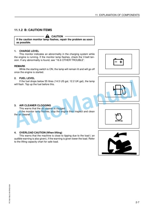 Komatsu PC150-6K, PC150LC-6K Hydraulic Excavator Operation and Maintenance Manual UEAD000401 2 Komatsu PC150-6K, PC150LC-6K Hydraulic Excavator Operation and Maintenance Manual UEAD000401 - Image 2