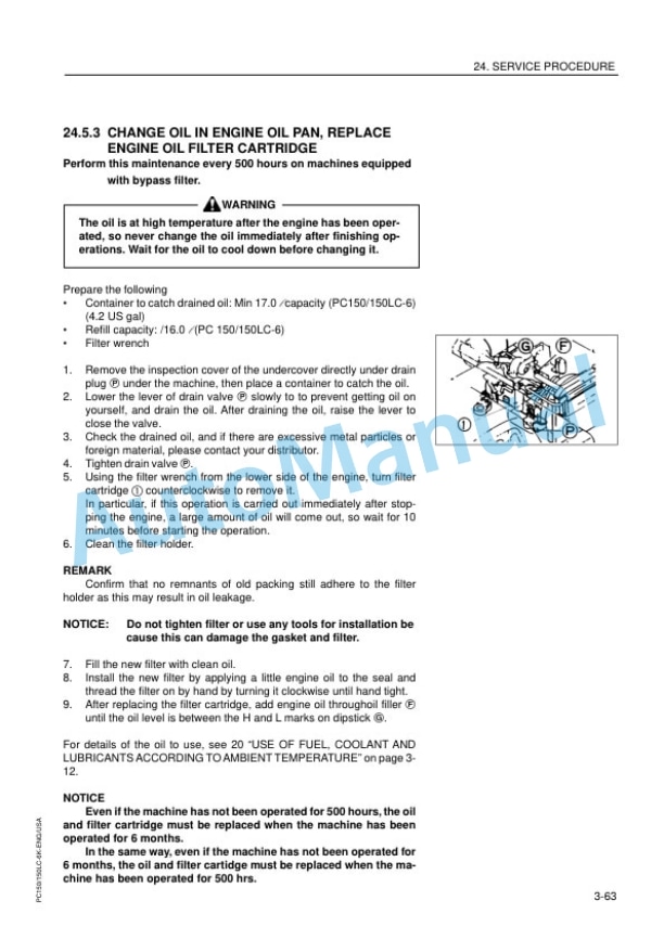 Komatsu PC150-6K, PC150LC-6K Hydraulic Excavator Operation and Maintenance Manual UEAD000401 5 Komatsu PC150-6K, PC150LC-6K Hydraulic Excavator Operation and Maintenance Manual UEAD000401 - Image 5