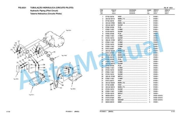 Komatsu PC150SE-5 Hydraulic Excavator Parts Manual KPPB001006 5 Komatsu PC150SE-5 Hydraulic Excavator Parts Manual KPPB001006-5