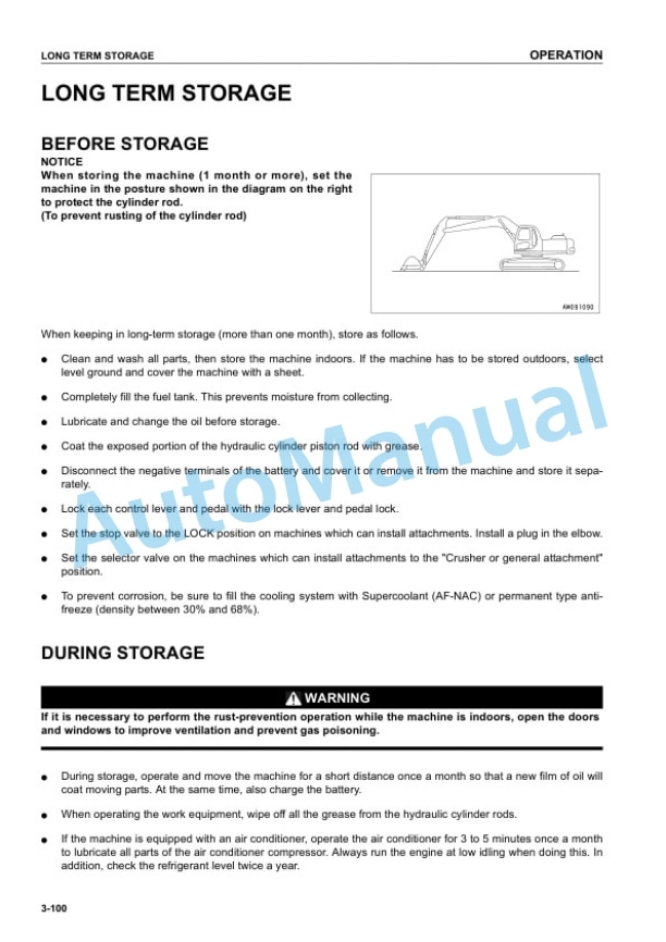 Komatsu PC158US-2, PC158USLC-2 Hydraulic Excavator Operation and Maintenance Manual SEAM045102T 4 Komatsu PC158US-2, PC158USLC-2 Hydraulic Excavator Operation and Maintenance Manual SEAM045102T - Image 4