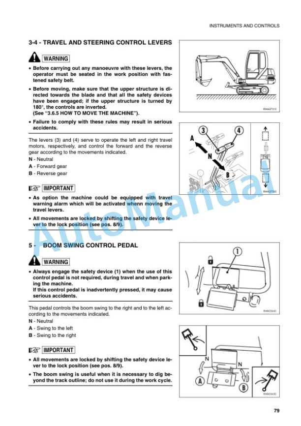 Komatsu PC15R-8 Deluxe Hydraulic Excavator Operation and Maintenance Manual WEAM003001 3 Komatsu PC15R-8 Deluxe Hydraulic Excavator Operation and Maintenance Manual WEAM003001 - Image 3