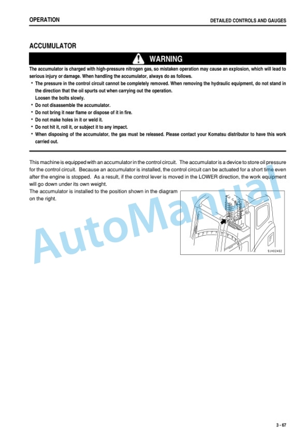Komatsu PC160LC-7 Galeo Hydraulic Excavator Operation and Maintenance Manual PEN00088-01 3 Komatsu PC160LC-7 Galeo Hydraulic Excavator Operation and Maintenance Manual PEN00088-01 - Image 3