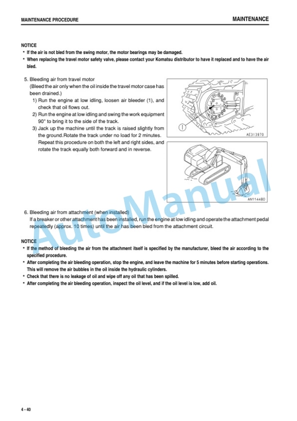 Komatsu PC160LC-7 Galeo Hydraulic Excavator Operation and Maintenance Manual TEN00021-00 5 Komatsu PC160LC-7 Galeo Hydraulic Excavator Operation and Maintenance Manual TEN00021-00 - Image 5