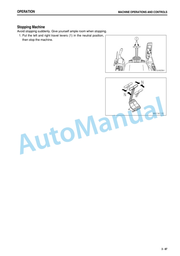 Komatsu PC160LC-7 Galeo Hydraulic Excavator Operation and Maintenance Manual TEN00097-01 3 Komatsu PC160LC-7 Galeo Hydraulic Excavator Operation and Maintenance Manual TEN00097-01 - Image 3