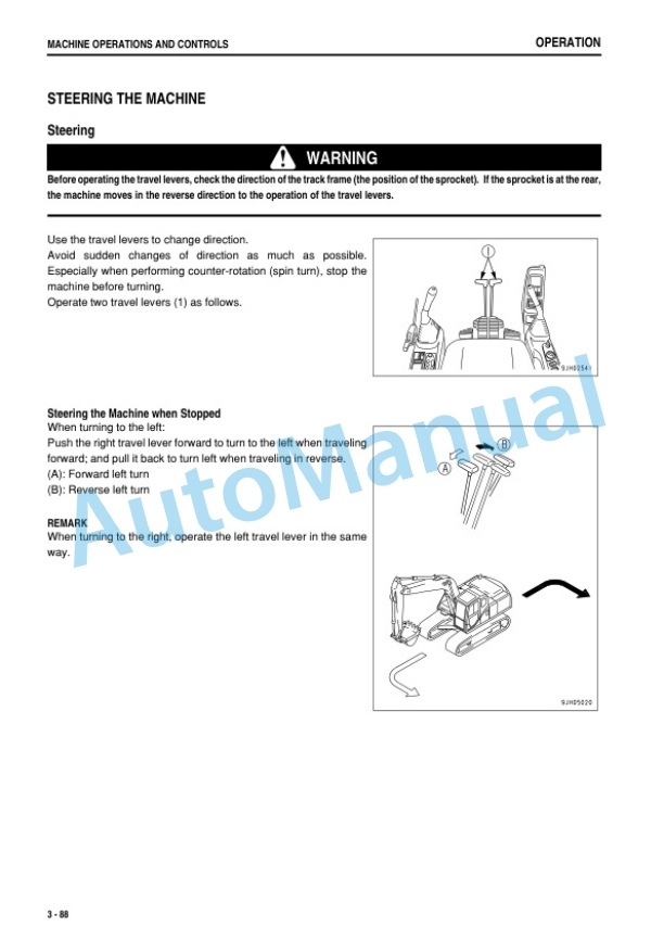Komatsu PC160LC-7 Hydraulic Excavator Operation and Maintenance Manual PEN00427-00 3 Komatsu PC160LC-7 Hydraulic Excavator Operation and Maintenance Manual PEN00427-00 - Image 3
