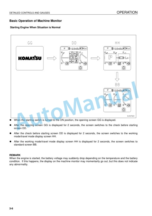 Komatsu PC160LC-7E0, PC180LC-7E0, PC180NLC-7E0 Hydraulic Excavator Operation and Maintenance Manual UEAM006705 2 Komatsu PC160LC-7E0, PC180LC-7E0, PC180NLC-7E0 Hydraulic Excavator Operation and Maintenance Manual UEAM006705 - Image 2