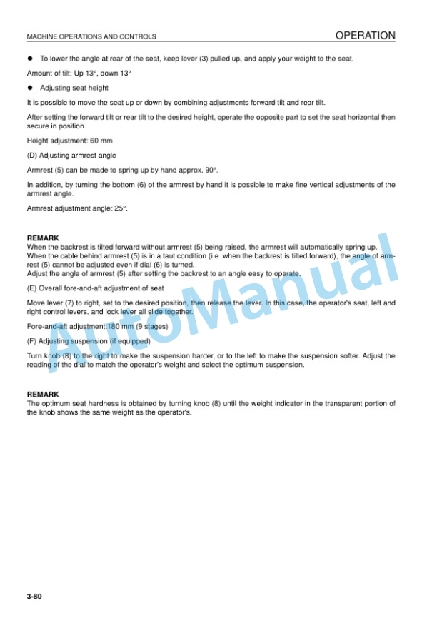 Komatsu PC160LC-7E0, PC180LC-7E0, PC180NLC-7E0 Hydraulic Excavator Operation and Maintenance Manual UEAM006705 3 Komatsu PC160LC-7E0, PC180LC-7E0, PC180NLC-7E0 Hydraulic Excavator Operation and Maintenance Manual UEAM006705 - Image 3