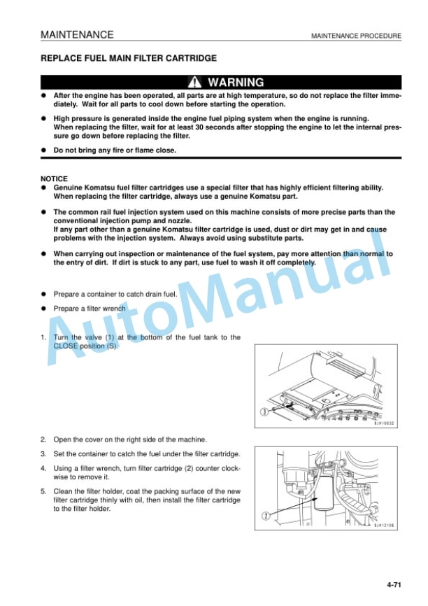 Komatsu PC160LC-7E0, PC180LC-7E0, PC180NLC-7E0 Hydraulic Excavator Operation and Maintenance Manual UEAM006705 5 Komatsu PC160LC-7E0, PC180LC-7E0, PC180NLC-7E0 Hydraulic Excavator Operation and Maintenance Manual UEAM006705 - Image 5