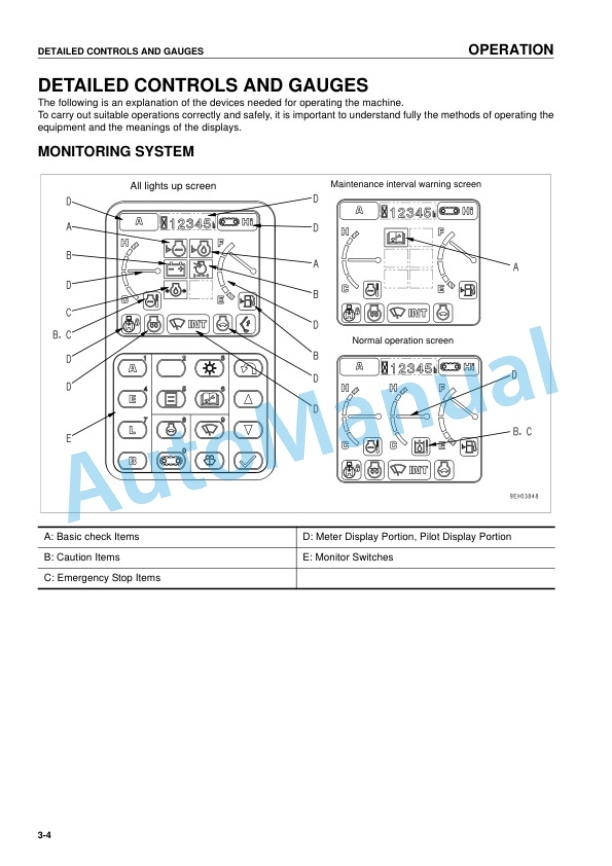 Komatsu PC160LC-7K, PC180LC-7K, PC180NLC-7K Hydraulic Excavator Operation and Maintenance Manual UEAM002105 2 Komatsu PC160LC-7K, PC180LC-7K, PC180NLC-7K Hydraulic Excavator Operation and Maintenance Manual UEAM002105 - Image 2