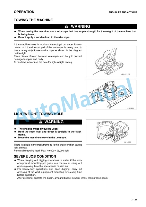 Komatsu PC160LC-7K, PC180LC-7K, PC180NLC-7K Hydraulic Excavator Operation and Maintenance Manual UEAM002105 4 Komatsu PC160LC-7K, PC180LC-7K, PC180NLC-7K Hydraulic Excavator Operation and Maintenance Manual UEAM002105 - Image 4