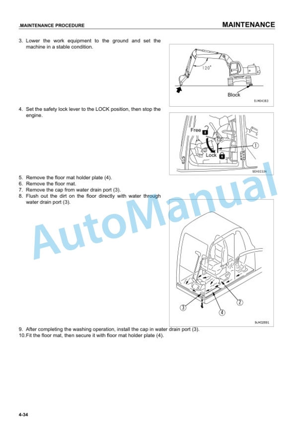 Komatsu PC160LC-7KA Hydraulic Excavator Operation and Maintenance Manual UEAM002401 5 Komatsu PC160LC-7KA Hydraulic Excavator Operation and Maintenance Manual UEAM002401 - Image 5