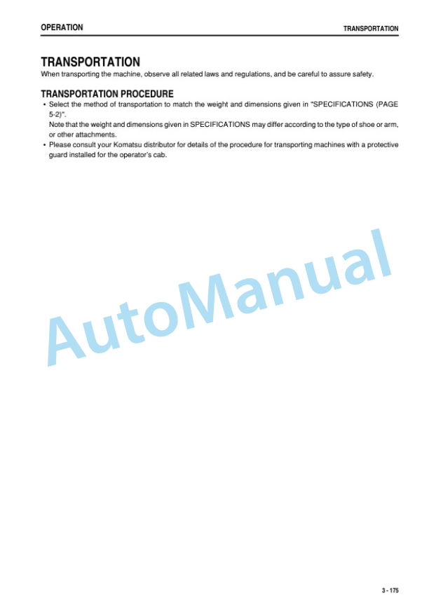Komatsu PC160LC-8 Hydraulic Excavator Operation and Maintenance Manual TEN00473-02 4 Komatsu PC160LC-8 Hydraulic Excavator Operation and Maintenance Manual TEN00473-02 - Image 4