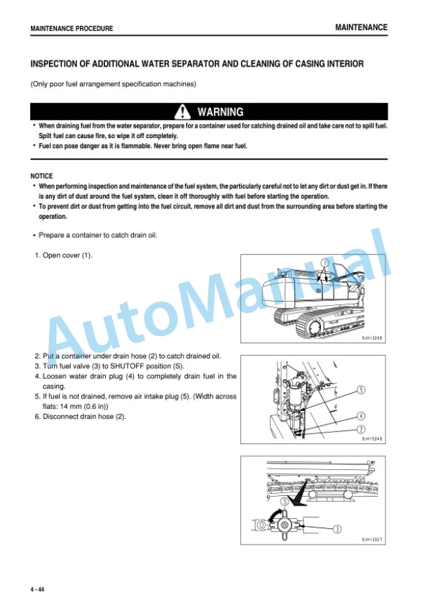 Komatsu PC160LC-8 Hydraulic Excavator Operation and Maintenance Manual TEN00474-05 5 Komatsu PC160LC-8 Hydraulic Excavator Operation and Maintenance Manual TEN00474-05 - Image 5