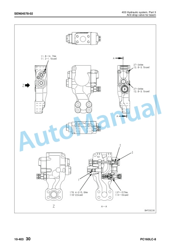 Komatsu PC160LC-8 Hydraulic Excavator Shop Manual SEN04566-14TH 2 Komatsu PC160LC-8 Hydraulic Excavator Shop Manual SEN04566-14TH - Image 2