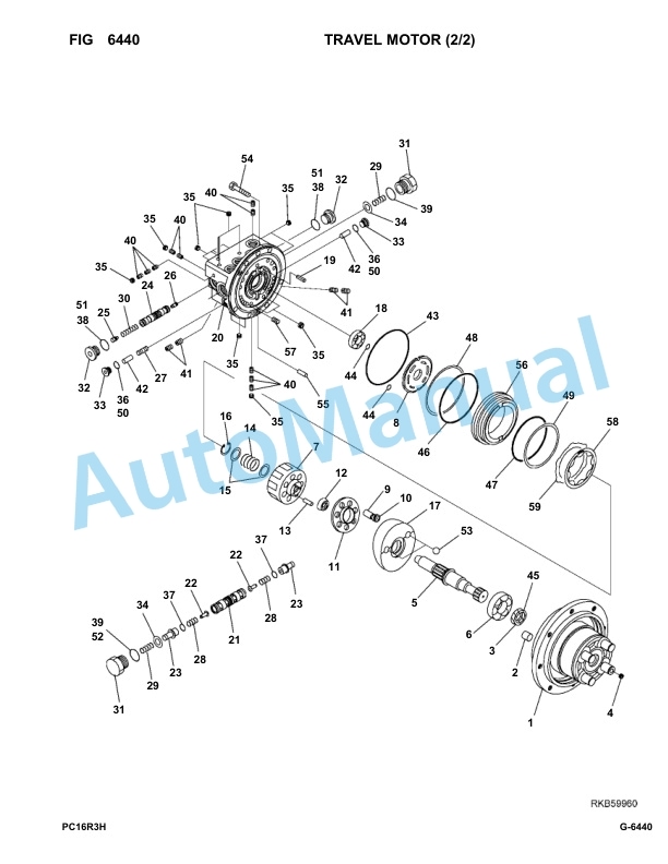 Komatsu PC16R-3 HS Hydraulic Excavator Parts Manual F70003-UP 4 Komatsu PC16R-3 HS Hydraulic Excavator Parts Manual F70003-UP-4
