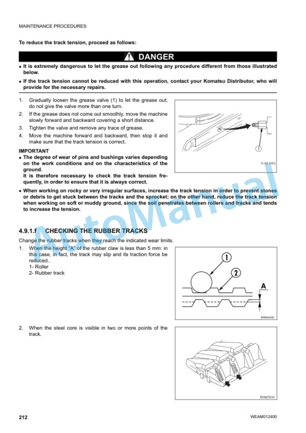 Komatsu PC16R-3, PC16R-3HS Hydraulic Excavator Operation and Maintenance Manual WEAM012400 5 Komatsu PC16R-3, PC16R-3HS Hydraulic Excavator Operation and Maintenance Manual WEAM012400 - Image 5