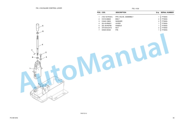 Komatsu PC16R-3HS Parts Manual 3 Komatsu PC16R-3HS Parts Manual-3