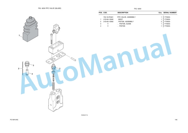 Komatsu PC16R-3HS Parts Manual 4 Komatsu PC16R-3HS Parts Manual-4