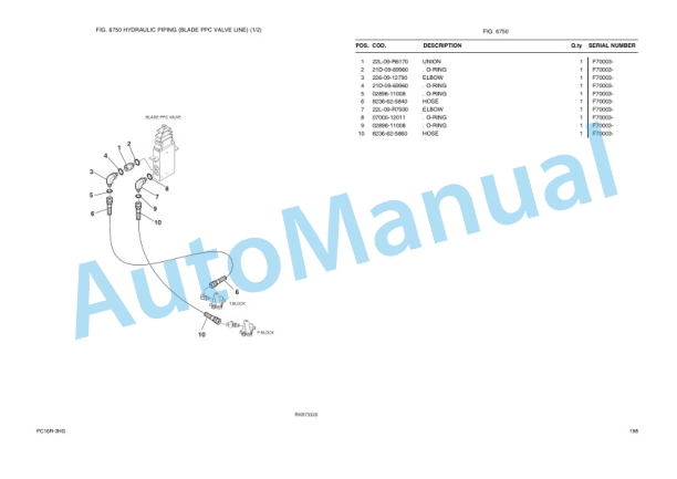 Komatsu PC16R-3HS Parts Manual 5 Komatsu PC16R-3HS Parts Manual-5