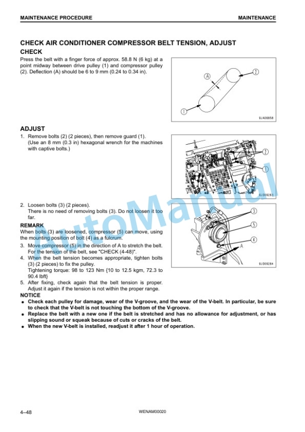 Komatsu PC170LC-10 Hydraulic Excavator Operation and Maintenance Manual WENAM00020 5 Komatsu PC170LC-10 Hydraulic Excavator Operation and Maintenance Manual WENAM00020 - Image 5