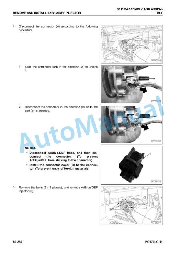 Komatsu PC170LC-11 Hydraulic Excavator Shop Manual SEN06607-17 5 Komatsu PC170LC-11 Hydraulic Excavator Shop Manual SEN06607-17 - Image 5