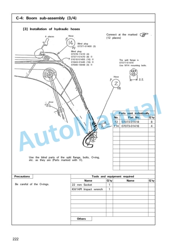 Komatsu PC1800-6 Hydraulic Excavator Field Assembly Instruction GEN00016-01 4 Komatsu PC1800-6 Hydraulic Excavator Field Assembly Instruction GEN00016-01 - Image 4