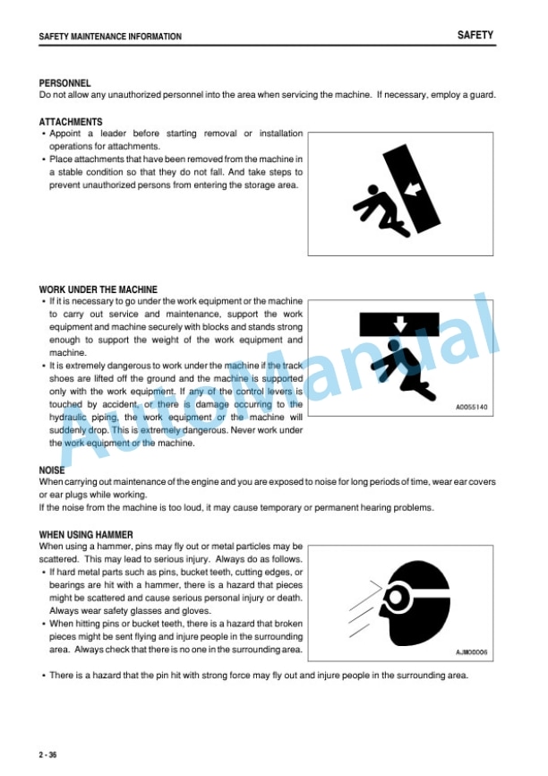 Komatsu PC18MR-3 Compact Hydraulic Excavator Operation and Maintenance Manual TEN00549-01 2 Komatsu PC18MR-3 Compact Hydraulic Excavator Operation and Maintenance Manual TEN00549-01 - Image 2