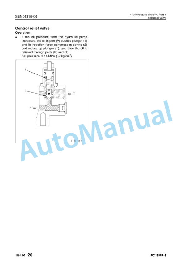 Komatsu PC18MR-3 Compact Hydraulic Excavator Shop Manual SEN04306-07 2 Komatsu PC18MR-3 Compact Hydraulic Excavator Shop Manual SEN04306-07 - Image 2