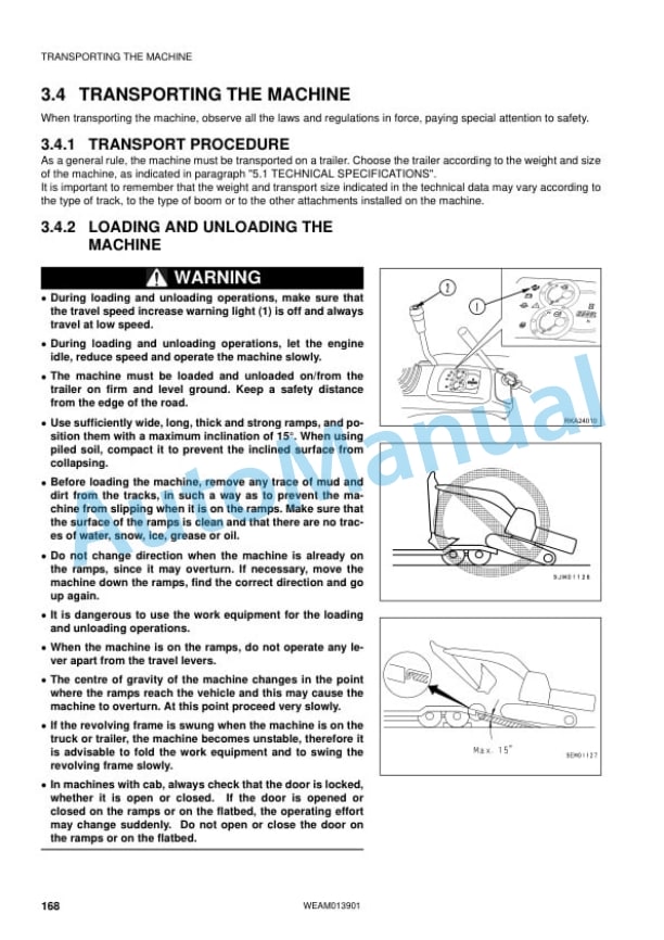 Komatsu PC18MR-3 Hydraulic Excavator Operation and Maintenance Manual WEAM013901 4 Komatsu PC18MR-3 Hydraulic Excavator Operation and Maintenance Manual WEAM013901 - Image 4