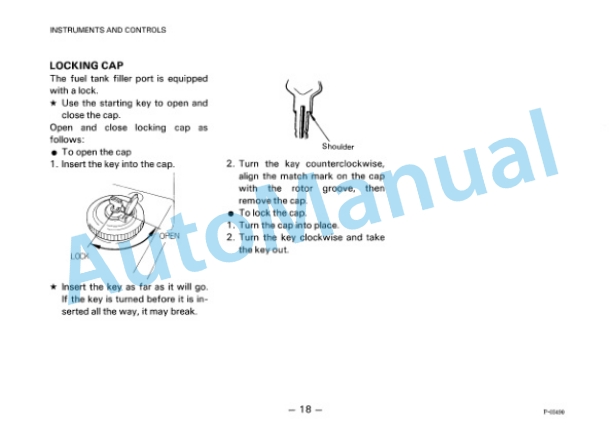 Komatsu PC20-6, PC30-6 Hydraulic Excavator Operation and Maintenance Manual SEAM02250600 2 Komatsu PC20-6, PC30-6 Hydraulic Excavator Operation and Maintenance Manual SEAM02250600 - Image 2